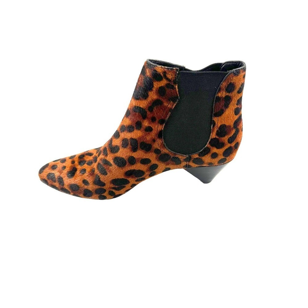 JOIE JOIE BARLEENA CALF HAIR ANIMAL PRINT BOOTIES SZ 6.5 US - Picture 4 of 11